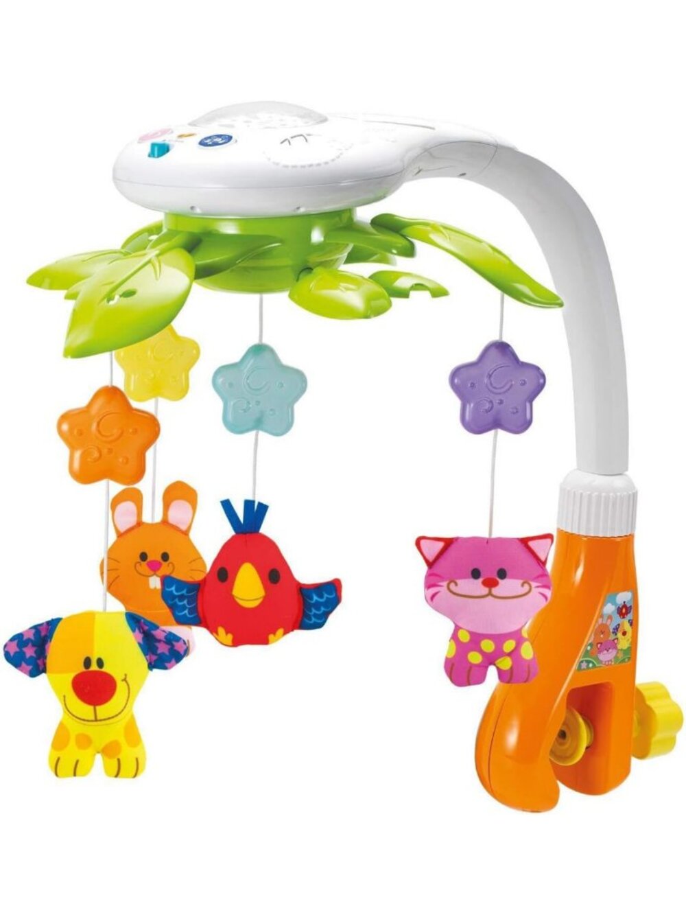 Musical Baby Crib Mobile with Lights & Star Projector - Soothing Lullabies